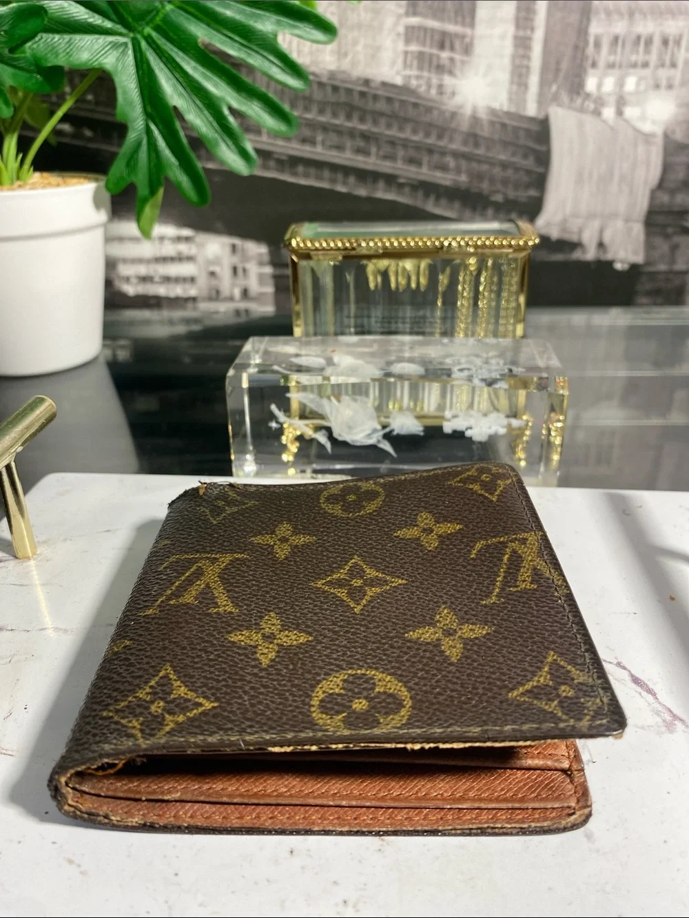 Authentic Louis Vuitton Monogram Marco Wallet